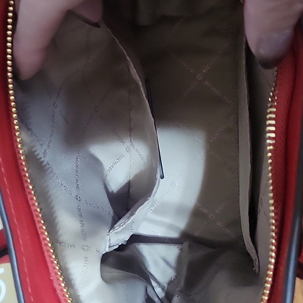Michael Kors Red Handbag - Picture 5 of 14